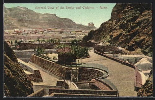 Aden vista generale dei - vista, carri